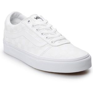 White Checkered Vans Old Skool